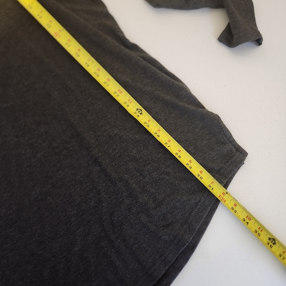 Gap Dark Gray Super Soft Cowl Neck Tunic Long Sleeve Knit Top Sweater XL Tall - Picture 7 of 8